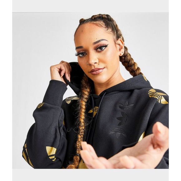 New adidas original black gold hoodie - Picture 5 of 8